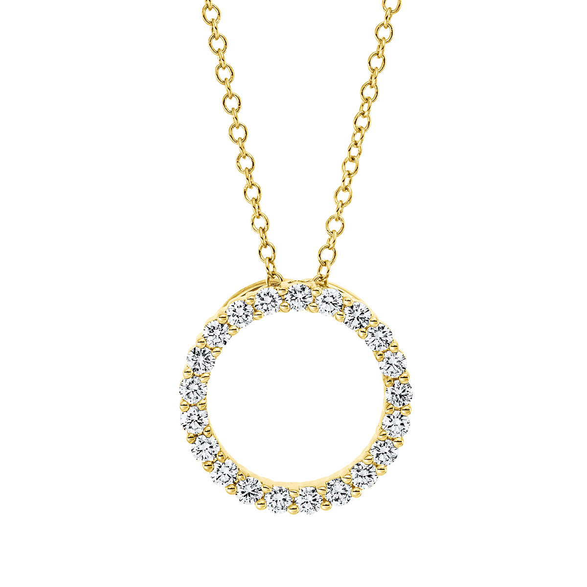 Collier 18 kt GG, mit ZÖ 40 cm