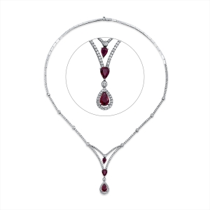 Collier 18 kt WG