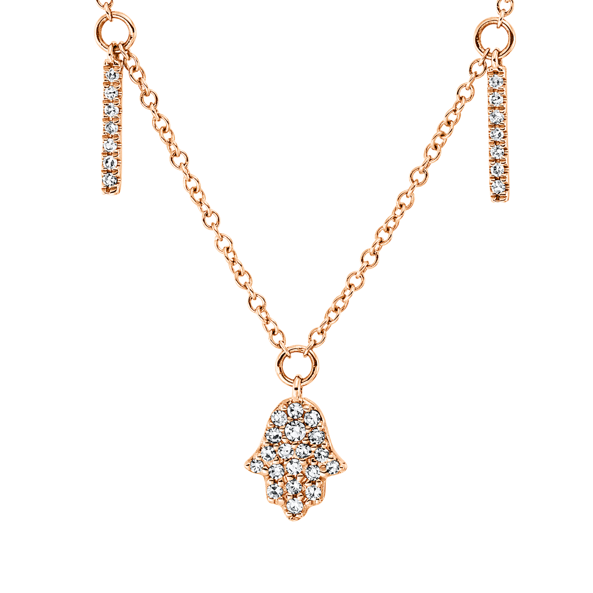 Collier 18 kt RG