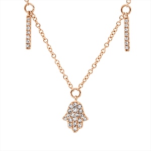 Collier 18 kt RG