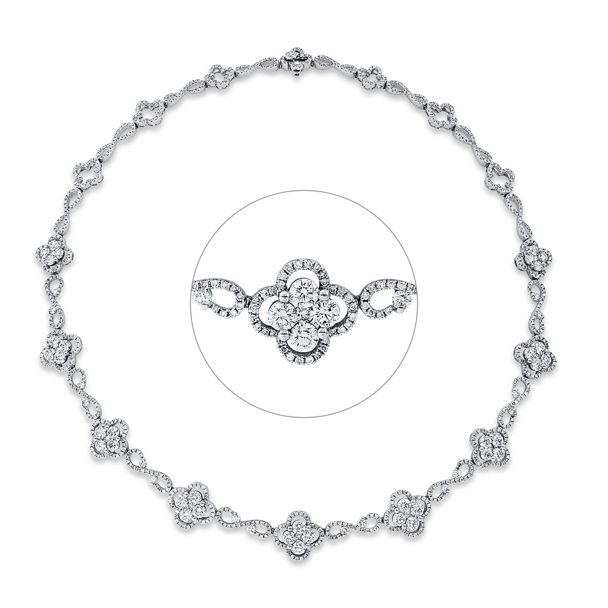 Collier 18 kt WG