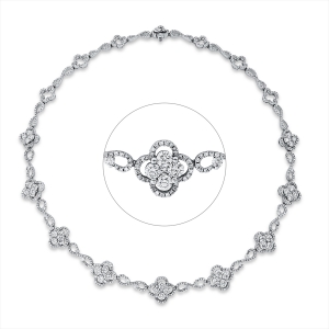 Collier 18 kt WG