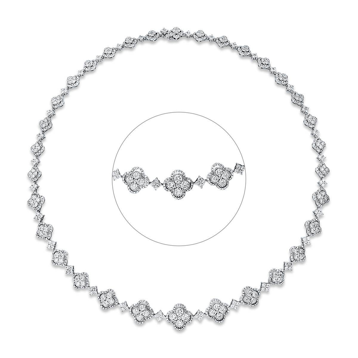 Collier 18 kt WG