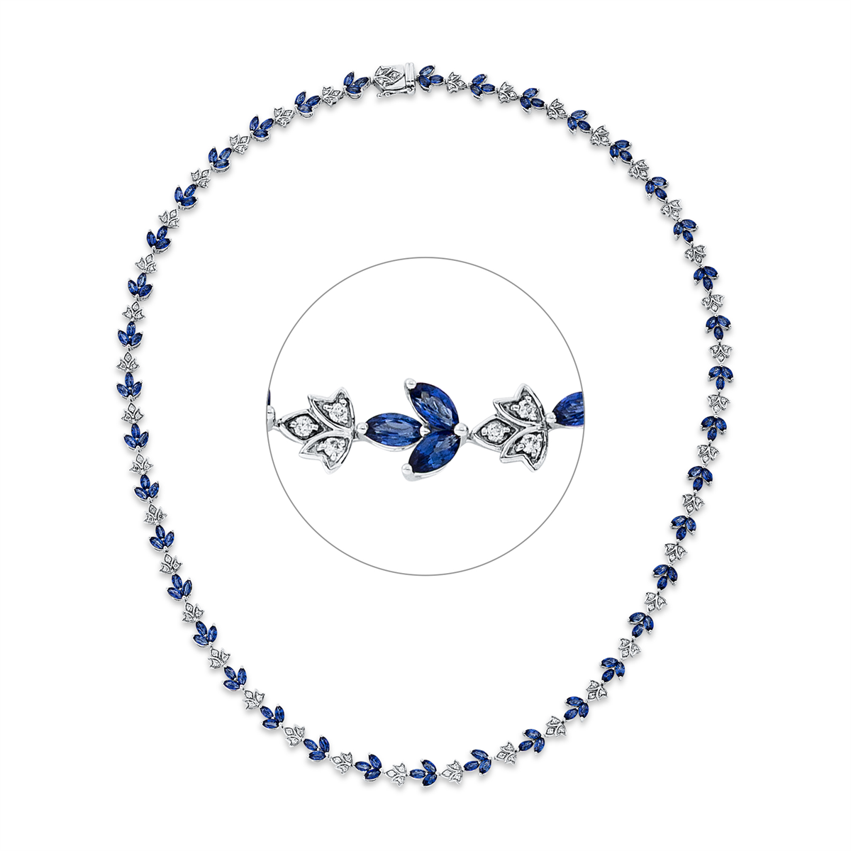 Collier 14 kt WG