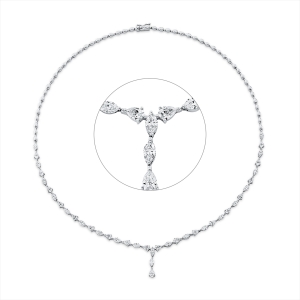 Collier 14 kt WG