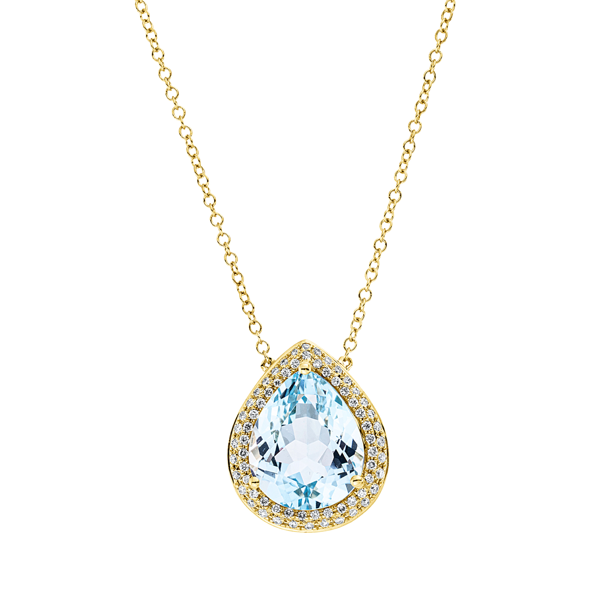 Collier 3er-Krappe 18 kt GG