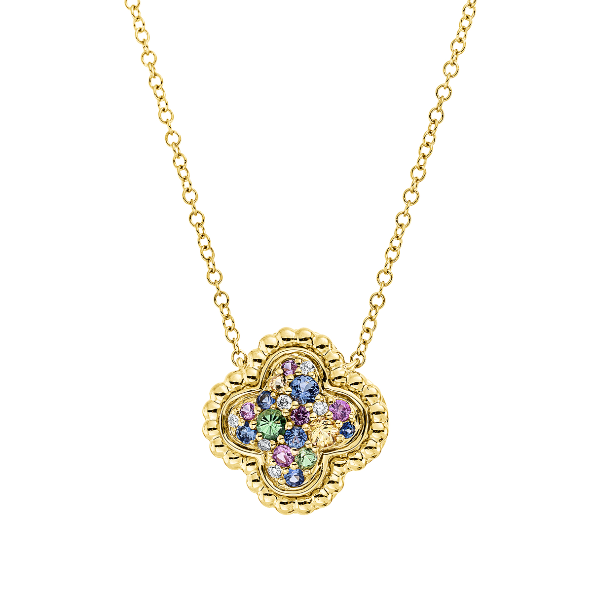Collier 18 kt GG, mit ZÖ 40,6 cm