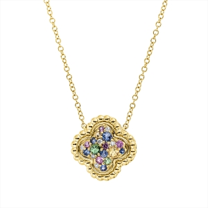 Collier 18 kt GG, mit ZÖ 40,6 cm