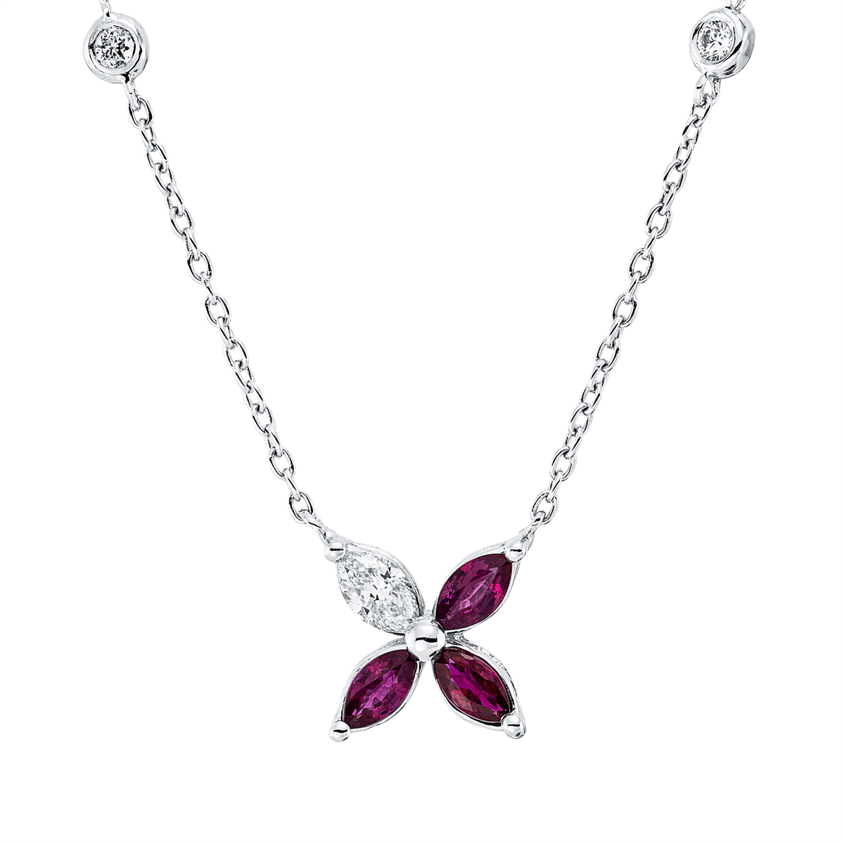 Collier 18 kt WG