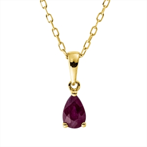 Collier 3er-Krappe 18 kt GG Tropfen