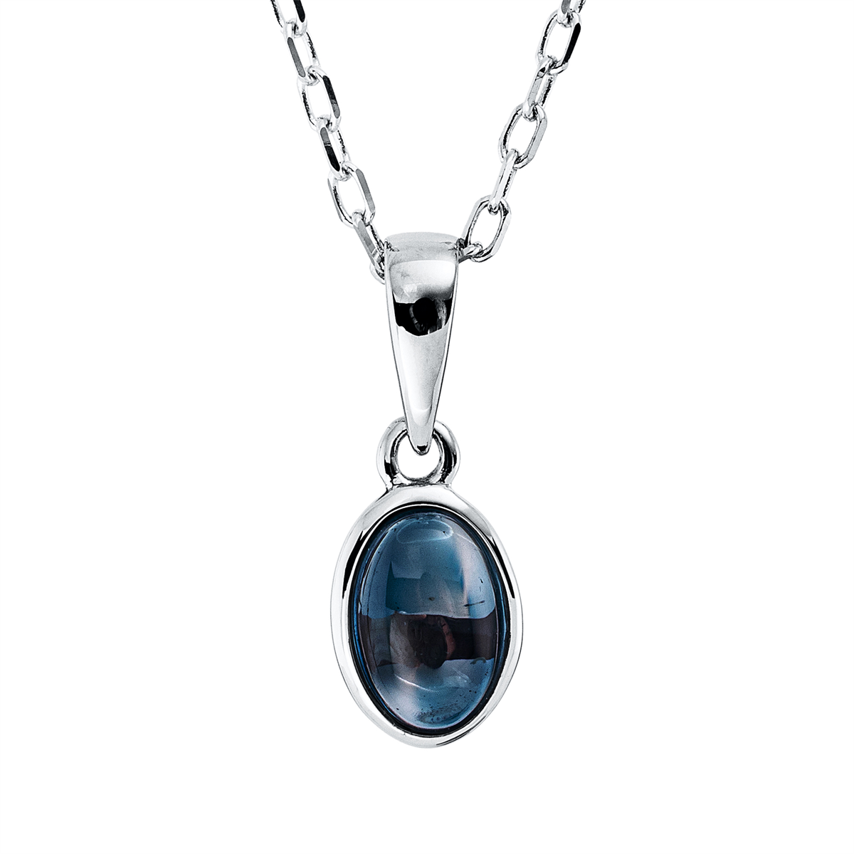 Collier Zarge 18 kt WG Oval