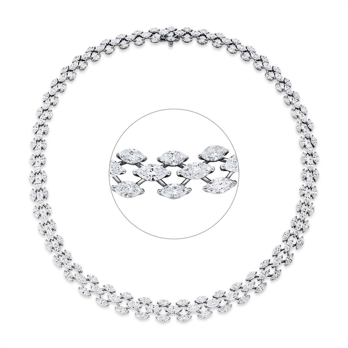 Collier 18 kt WG