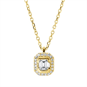 Collier 18 kt GG, mit ZÖ 40 cm, 42cm