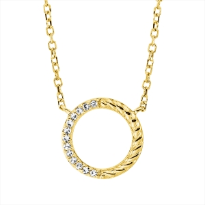 Collier 18 kt GG, mit ZÖ 40 cm, 42cm