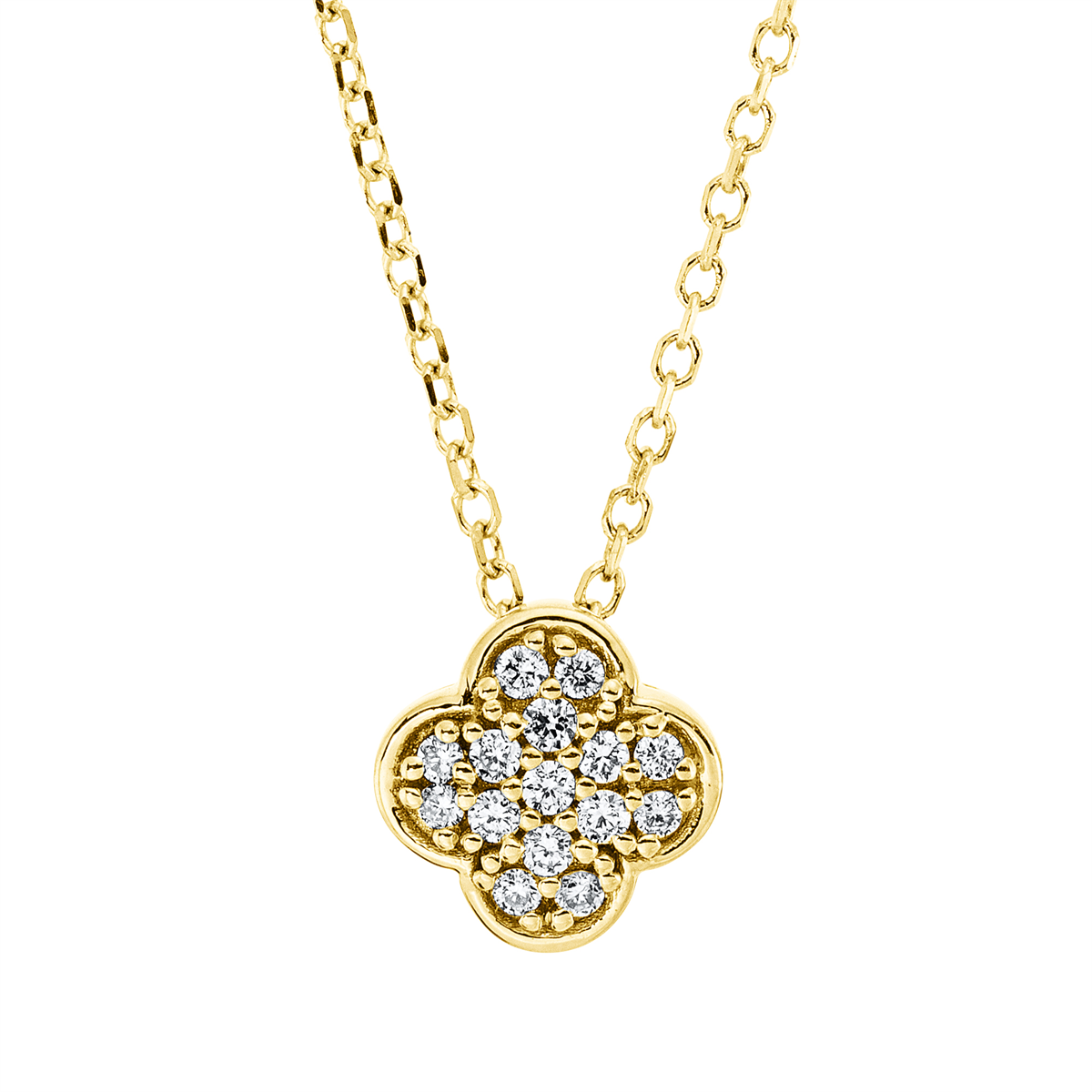Collier 18 kt GG, mit ZÖ 40 cm, 42cm