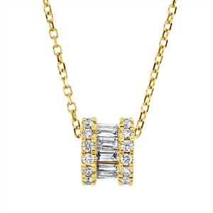 Collier 18 kt GG, mit ZÖ 40 cm, 42cm