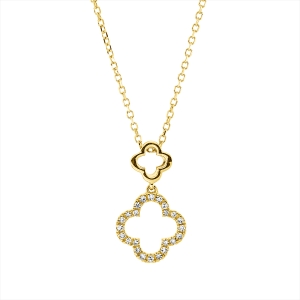 Collier 18 kt GG, mit ZÖ 40 cm, 42cm