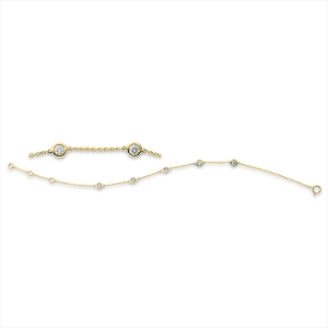 Armband Zarge 18 kt GG, mit ZÖ 15,2 cm + 16,5 cm