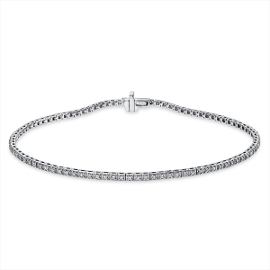 Tennisarmband 4er-Krappe 14kt Gelbgold mit 0,50ct Diamanten