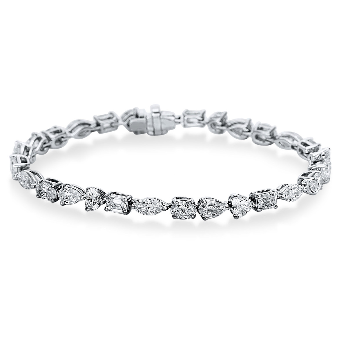 Armband  18kt Weißgold mit 8,74ct Diamanten