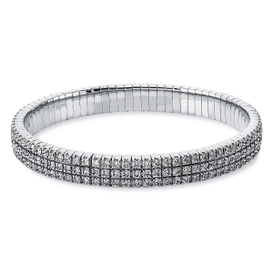 Armband 4er-Krappe 18 kt GG, Flexband