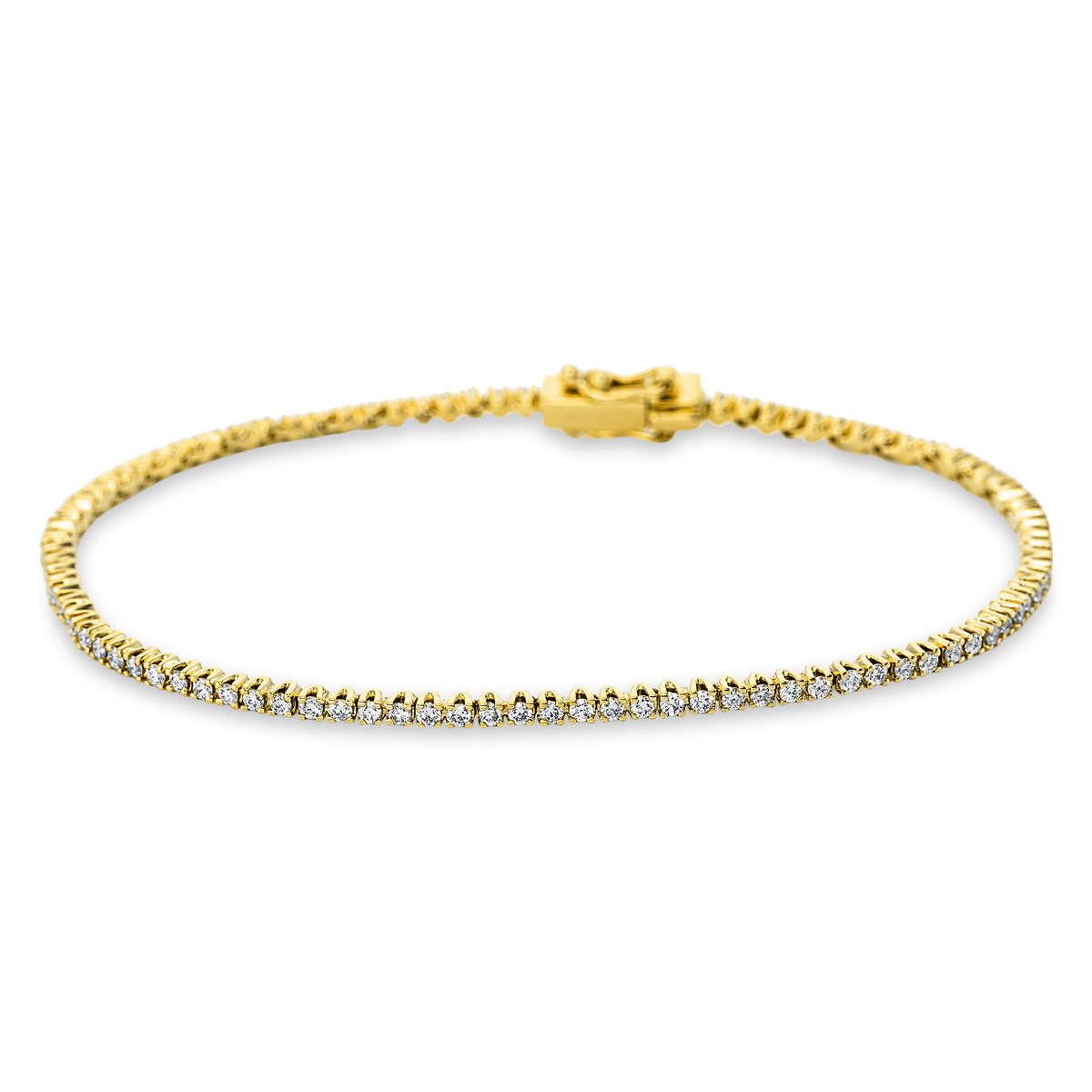 Tennisarmband  18kt Gelbgold mit 1,03ct Diamanten