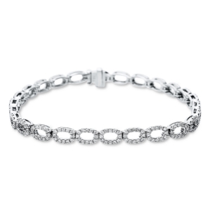 Armband  18kt Weißgold mit 1,98ct Diamanten