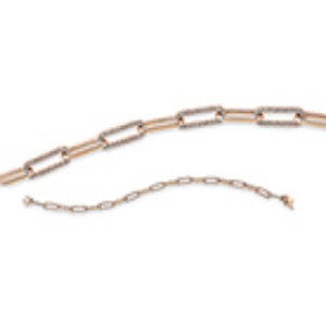 Armband  18kt Rotgold mit 0,81ct Diamanten