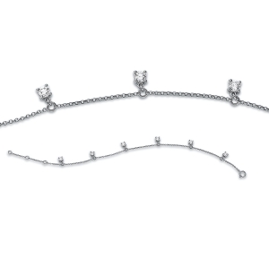 Armband 18 kt RG, mit ZÖ 16 cm, 17cm