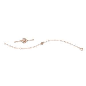 Armband  18kt Rotgold mit 0,09ct Diamanten