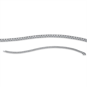Tennisarmband 4er-Krappe 18kt Gelbgold mit 4,76ct Diamanten