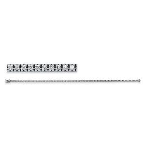 Tennisarmband 4er-Krappe 18kt Gelbgold mit 0,70ct Diamanten