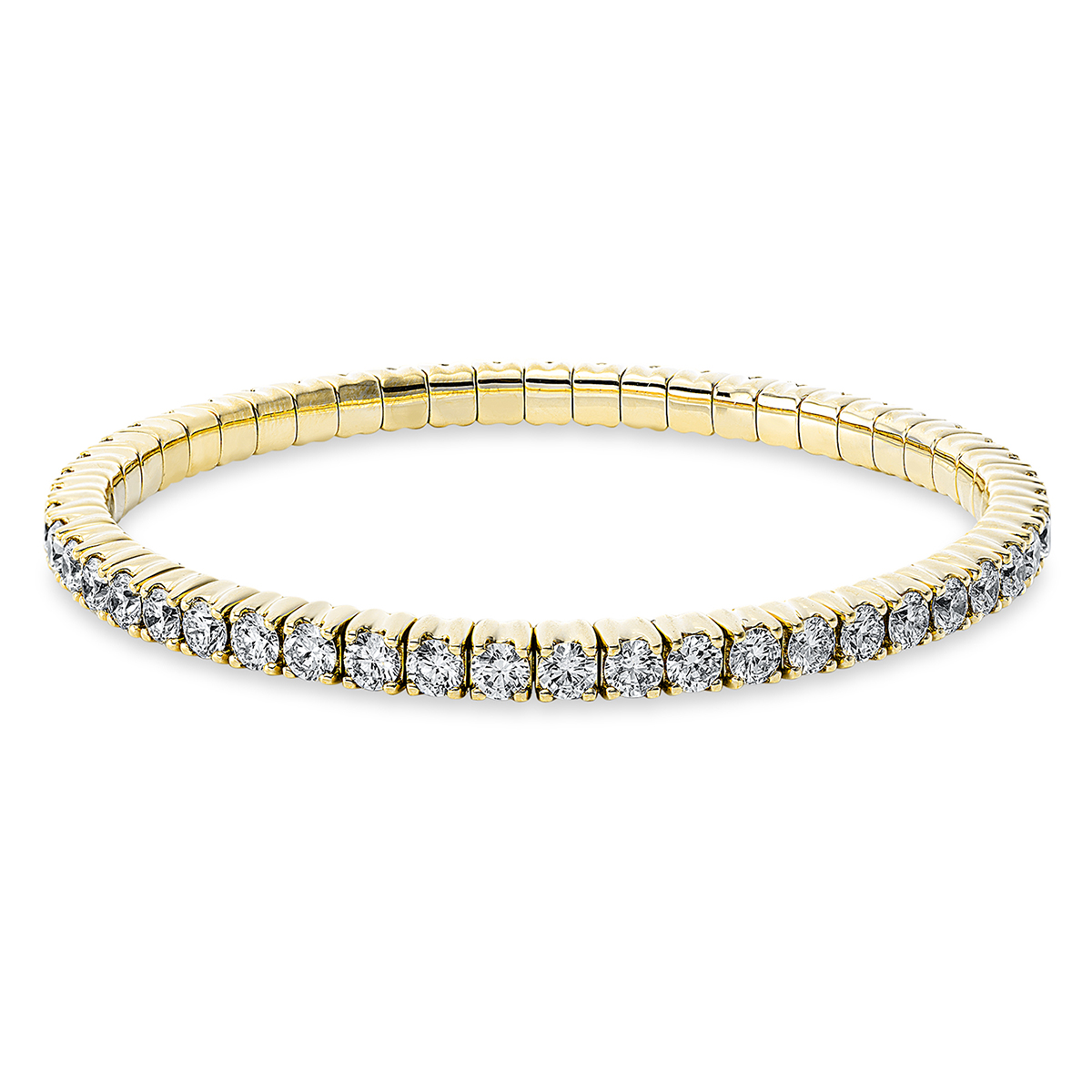 Armband 4er-Krappe 18 kt GG, Flex-Band, variabel