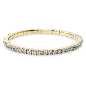 Armband 4er-Krappe 18 kt GG, Flex-Band, variabel