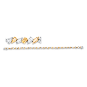 Armband 18 kt WG+GG