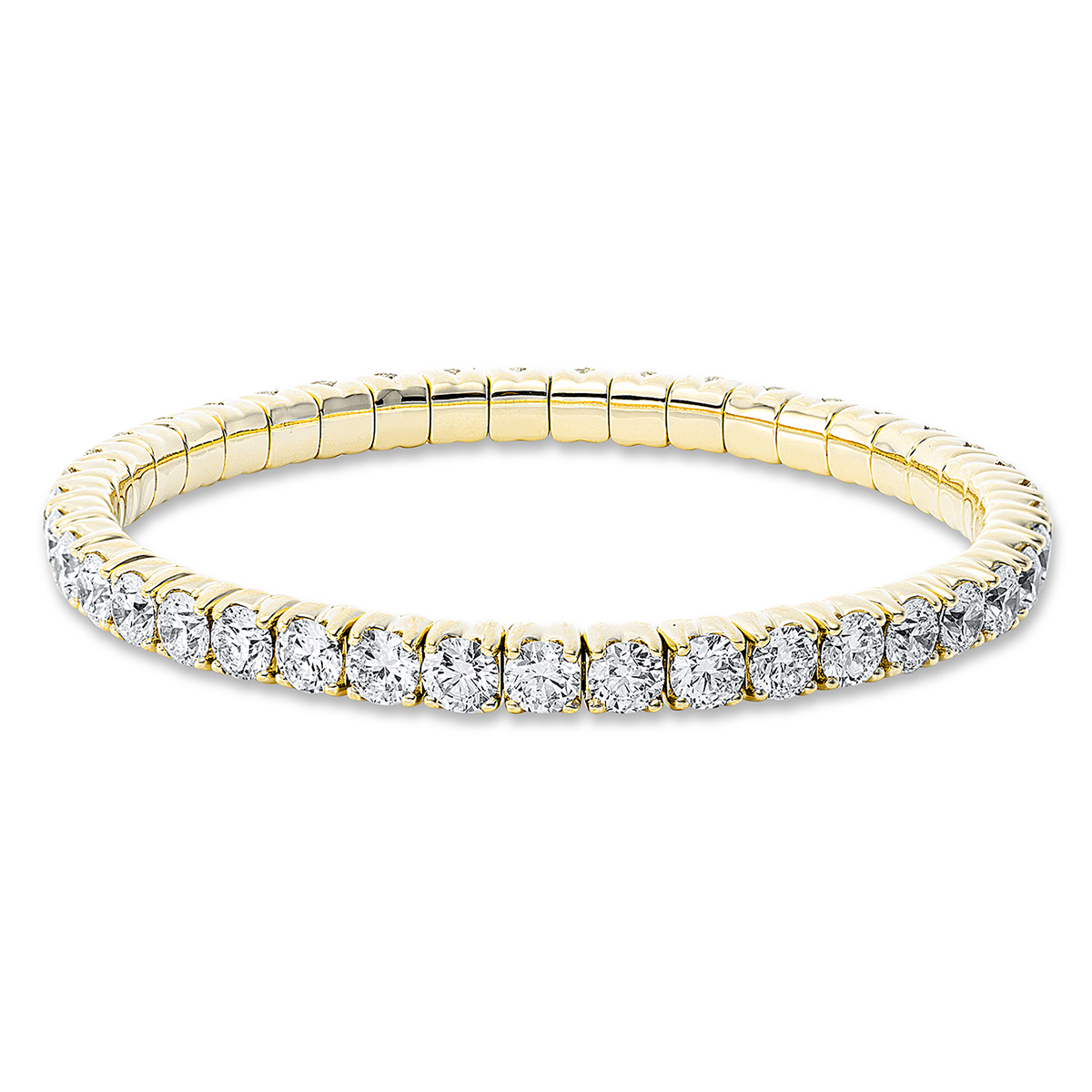 Armband 4er-Krappe 18 kt GG, Flex-Band, variabel