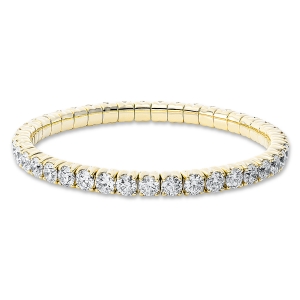 Armband 4er-Krappe 18 kt GG, Flex-Band, variabel