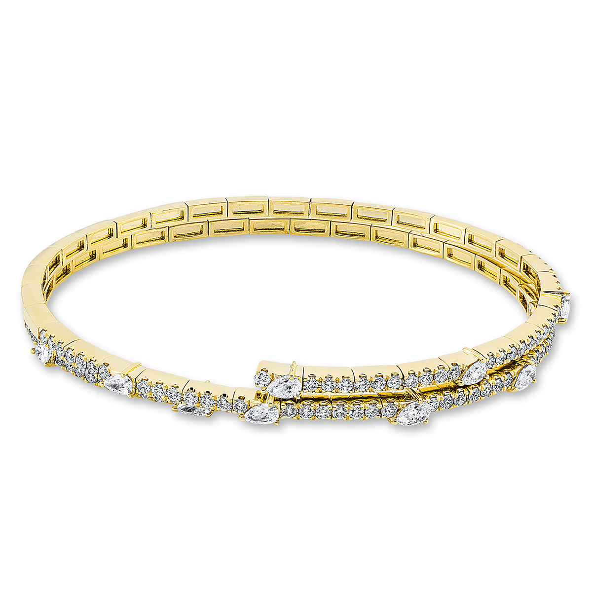 Armband  18kt Gelbgold mit 2,72ct Diamanten