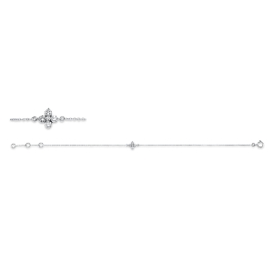 Armband 18 kt GG, mit ZÖ 16 cm + 17 cm
