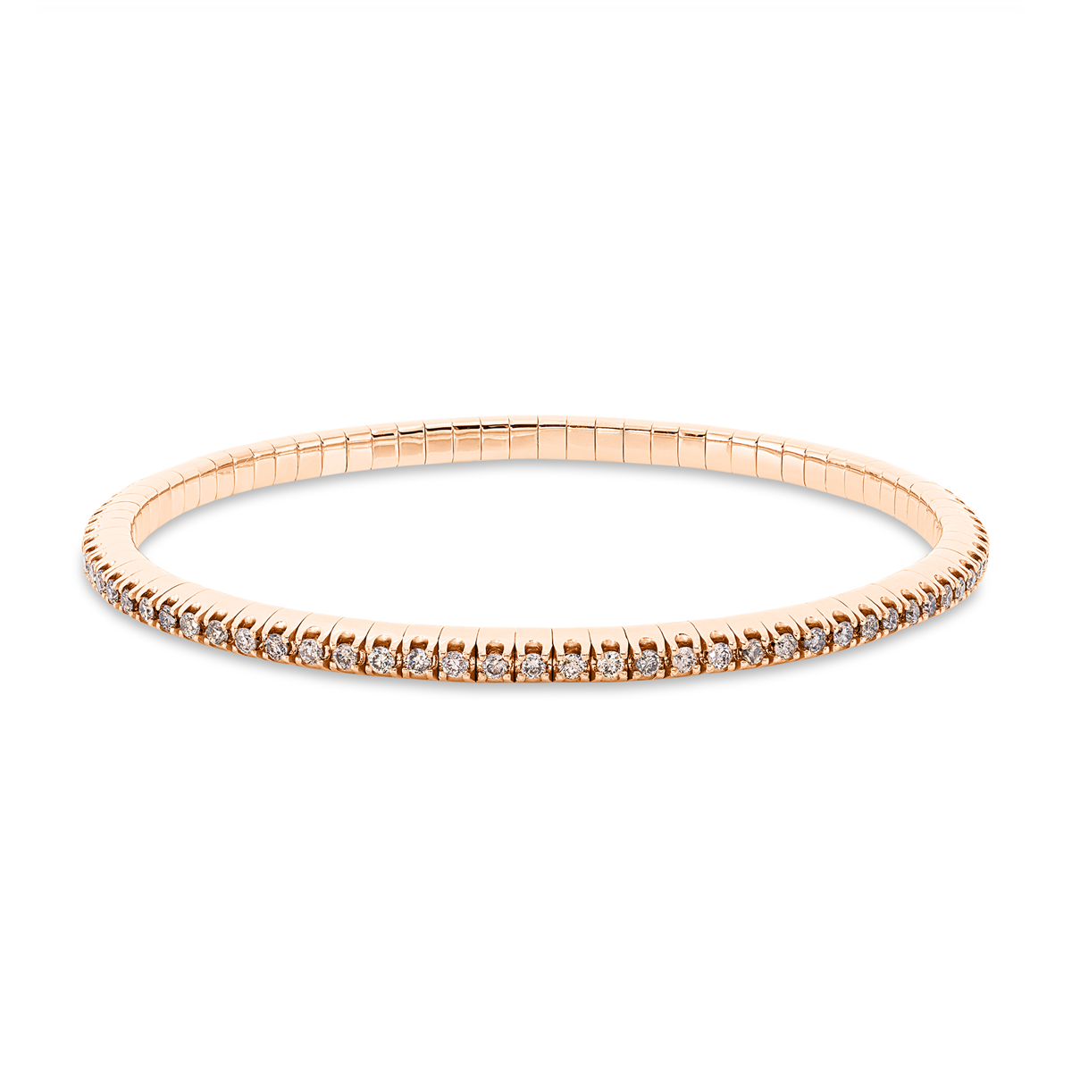 Armband 4er-Krappe 18 kt RG, Flex-Band, variabel