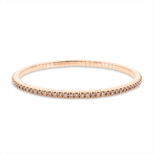 Armband 4er-Krappe 18 kt RG, Flex-Band, variabel
