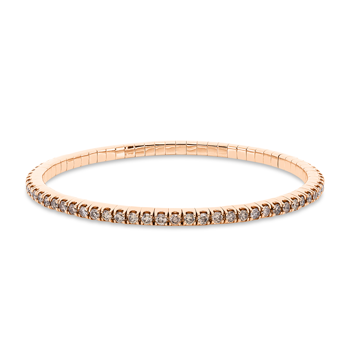 Armband 4er-Krappe 18 kt RG, Flex-Band, variabel