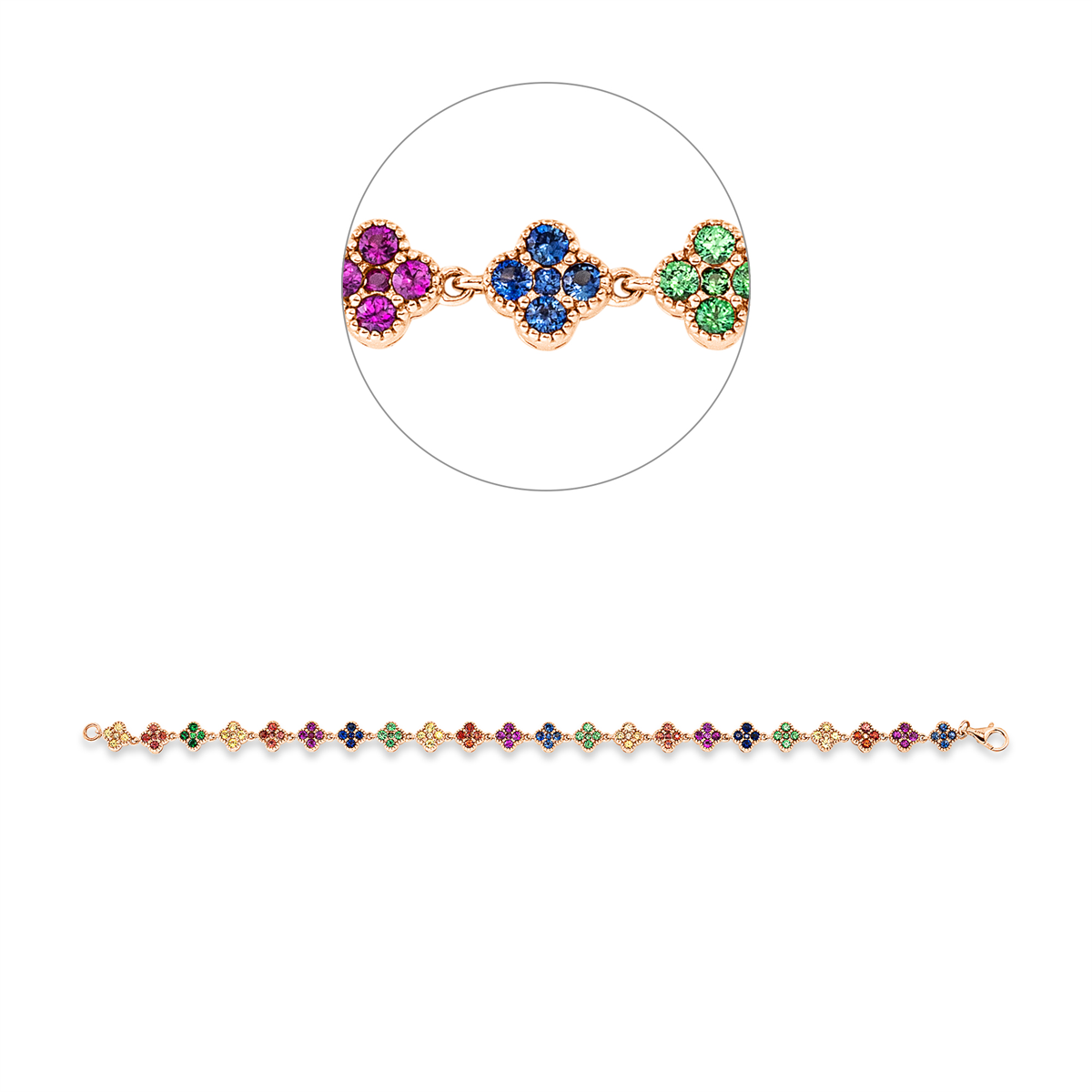 Armband 18 kt RG
