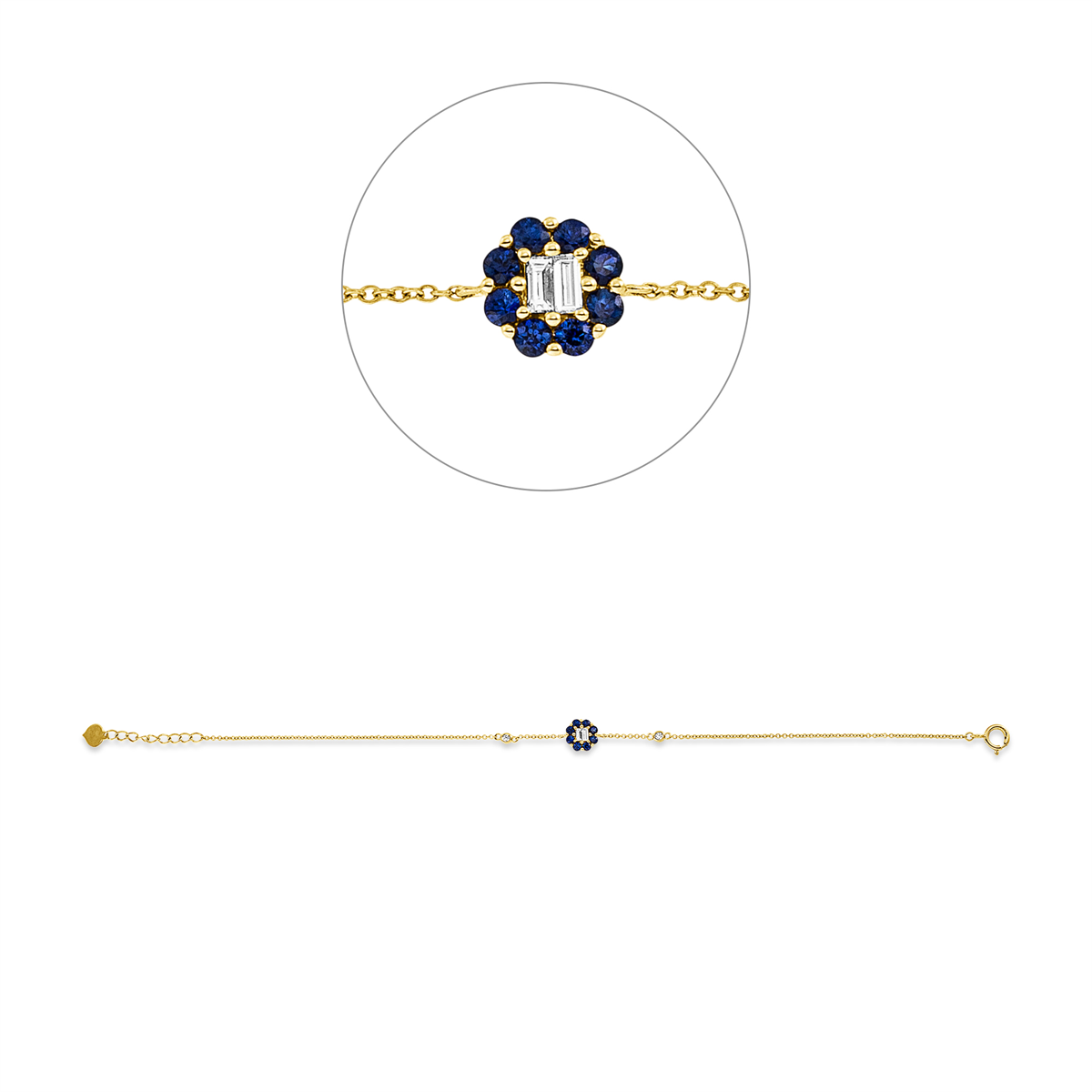 Armband 18 kt GG