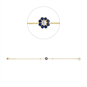 Armband 18 kt GG