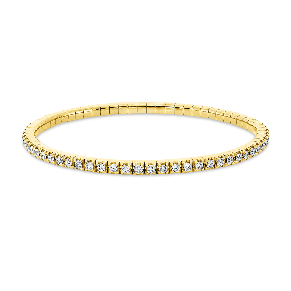 Armband 4er-Krappe 18 kt GG, Flex-Band, variabel