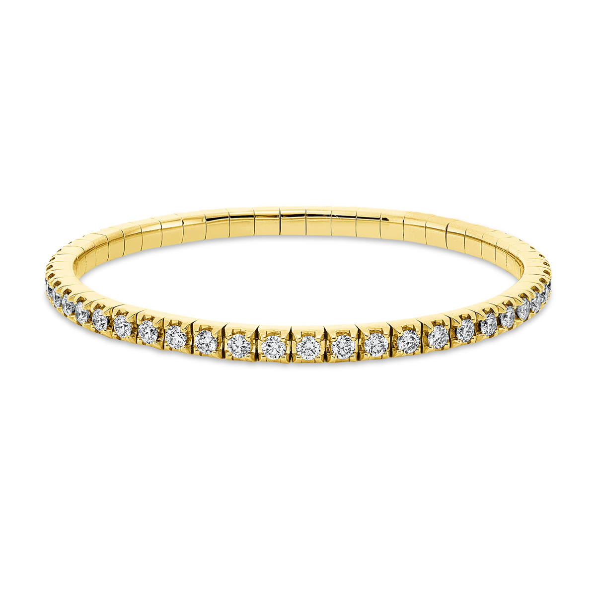 Armband 4er-Krappe 18 kt GG, Flex-Band, variabel