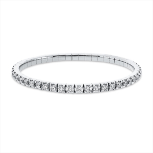 Armband 4er-Krappe 18 kt GG, Flex-Band, variabel