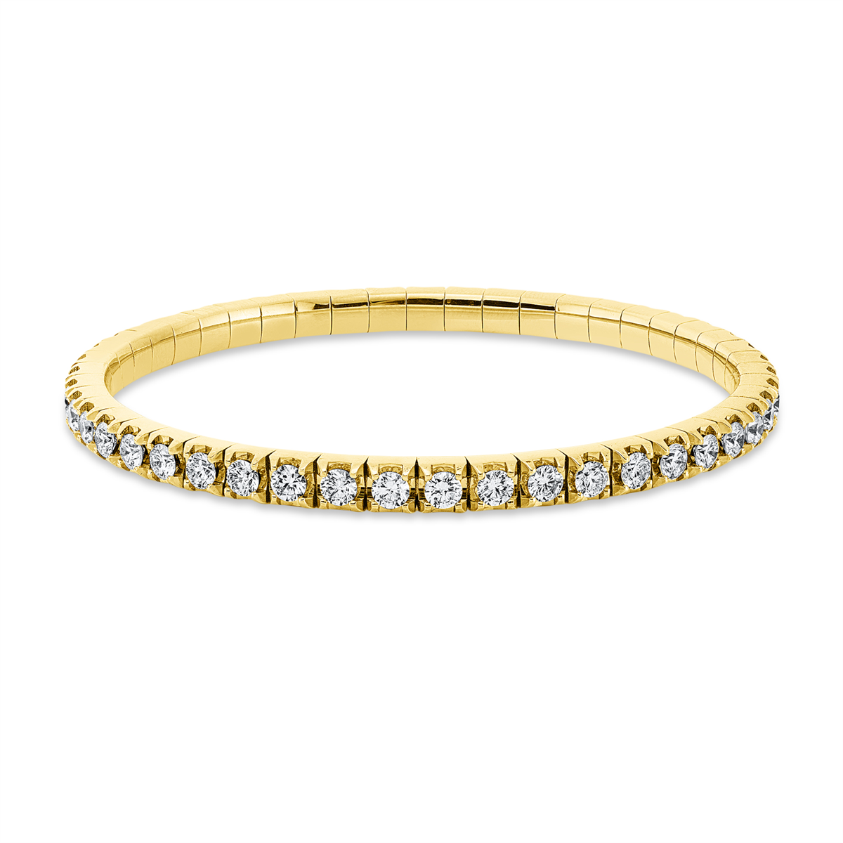 Armband 4er-Krappe 18 kt GG, Flex-Band, variabel