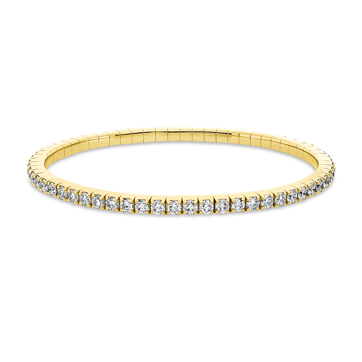 Armband 4er-Krappe 18 kt GG, Flex-Band, variabel